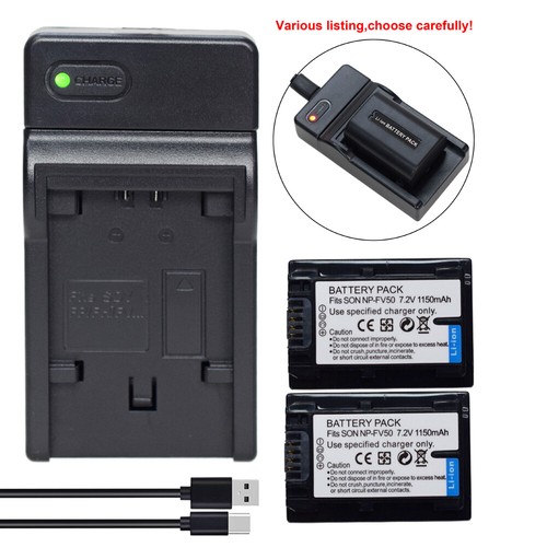 Batteria caricatore fv50 per - batteria, o