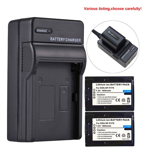 Fv70 caricabatteria o - np-fv70,