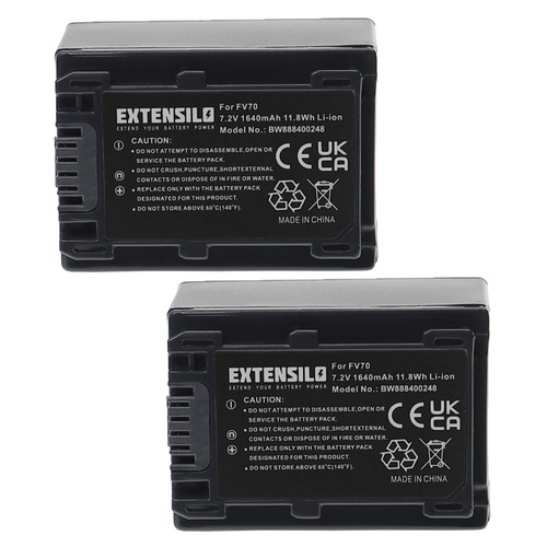 Batteria per sony - 2x,